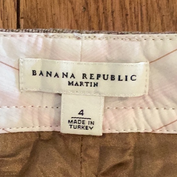 Banana Republic brown wool blend wide leg cropped pants. Women’s size 4 - Picture 7 of 16